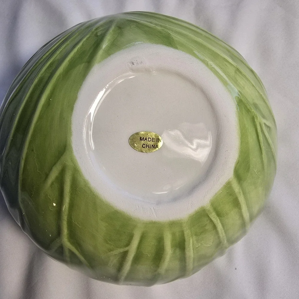 RAZ IMPORTS CARROT PATCH - CABBAGE BUNNY BOWL - 2 1/2